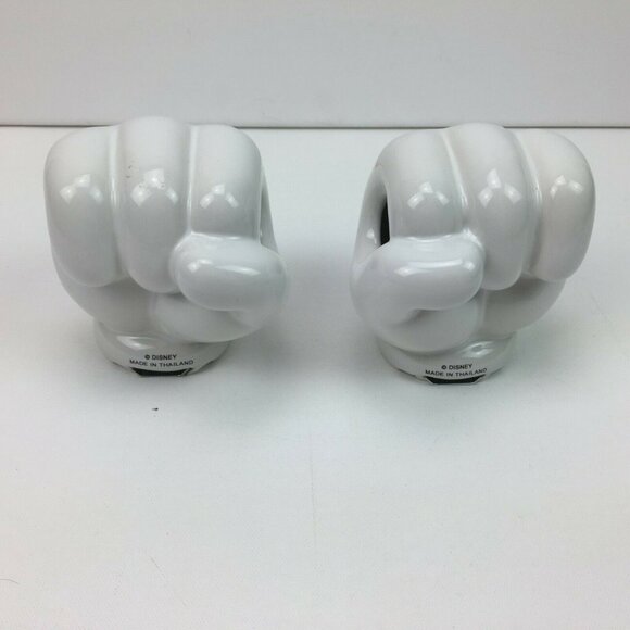 Disney Scattered Mickey Mouse Parts Ceramic Glove Towel Holder HTF Bath Decor - Picture 1 of 9